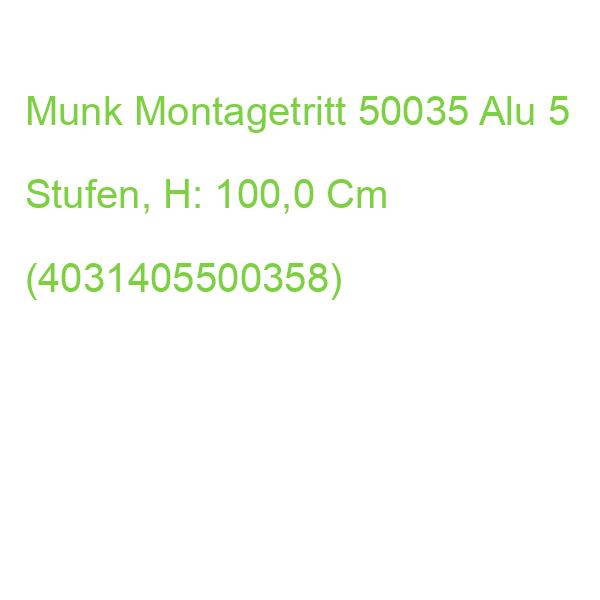 Munk Montagetritt 50035 Silber 5 Stufen, H: 100,0 Cm (4031405500358)