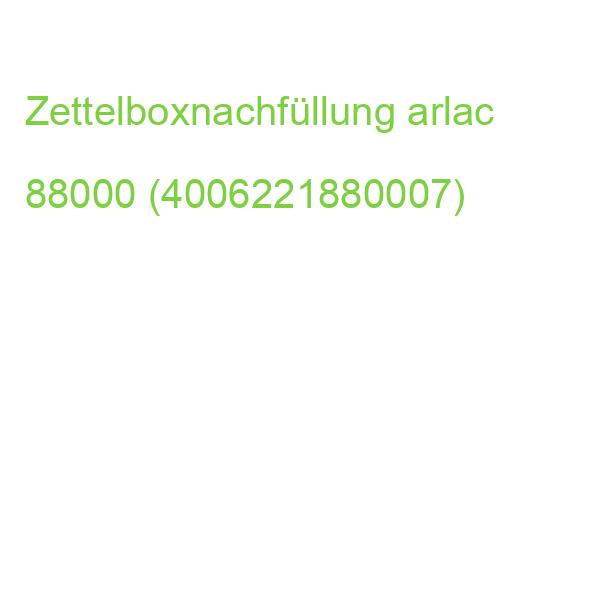 Zettelboxnachfüllung Block 9,8x9,8 cm mit Loch ARLAC 88000 (4006221880007)