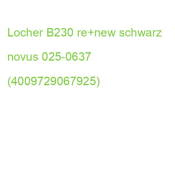 Locher B230 re+new 30 Blatt 4-fach Lochung möglich Anschlagschiene schwarz NOVUS 025-0637 (4009729067925)