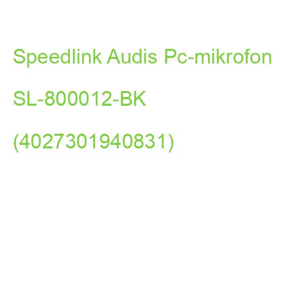 Speedlink Audis Pc-mikrofon SL-800012-BK (4027301940831)