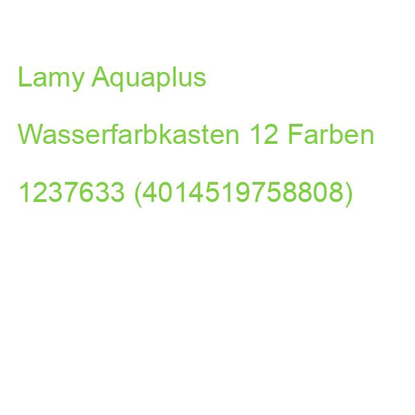 Lamy Aquaplus Gelb Wasserfarbkasten 12 Farben 1237633 (4014519758808)