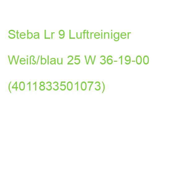 Steba Lr 9 Luftreiniger Weiß/blau 25 W 36-19-00 (4011833501073)