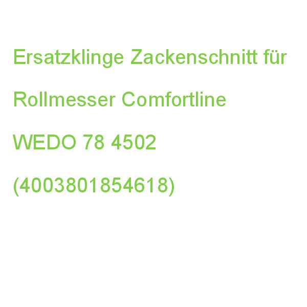 Ersatzklinge Zackenschnitt für Rollmesser Comfortline WEDO 78 4502 (4003801854618)