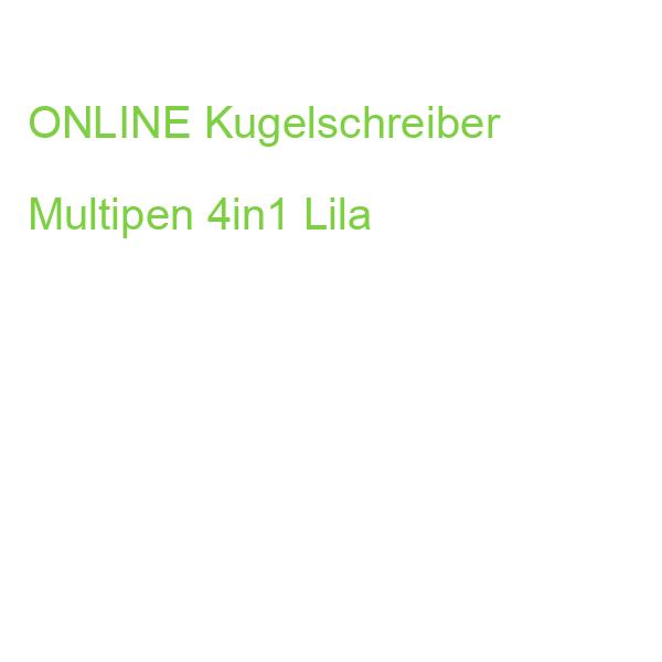 ONLINE Kugelschreiber Multipen 4in1 Lila