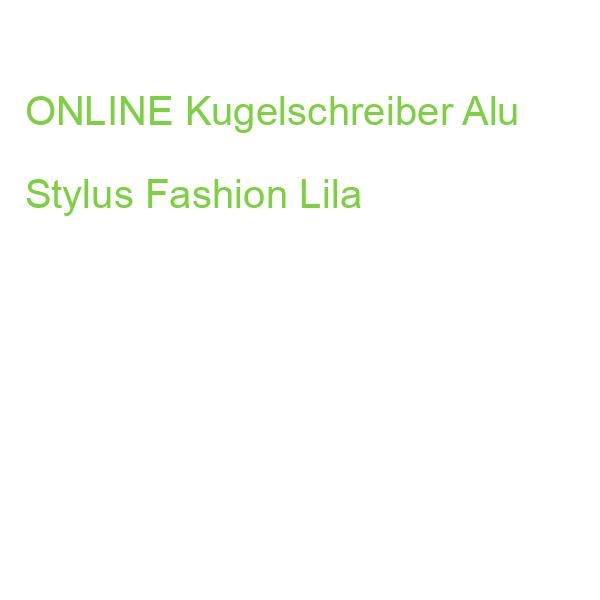 ONLINE Kugelschreiber Alu Stylus Fashion Lila