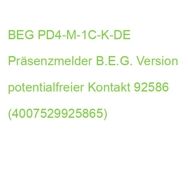 PD4-M-1C-K-DE Präsenzmelder B.E.G. Version potentialfreier Kontakt 92586 (4007529925865)