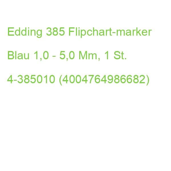 Edding 385 Flipchart-marker Blau 1,0 - 5,0 Mm, 1 St. 4-385010 (4004764986682)
