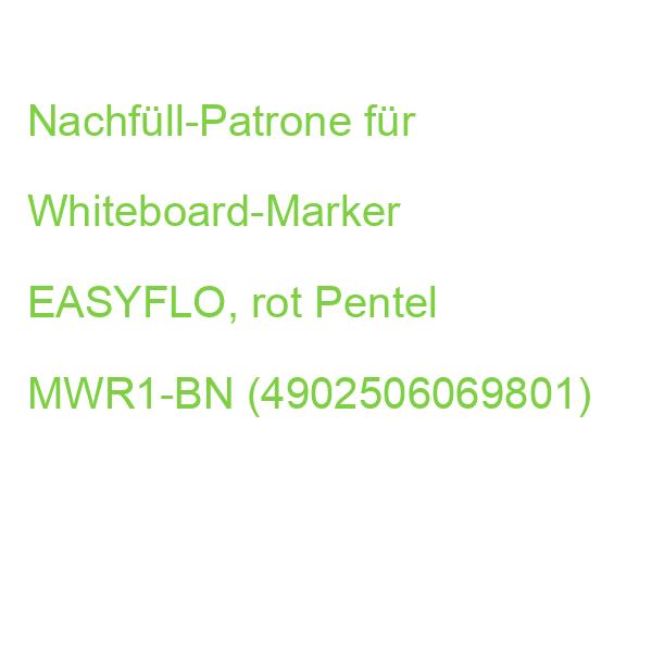 Nachfüll-Patrone für Whiteboard-Marker EASYFLO, rot Pentel MWR1-BN (4902506069801)