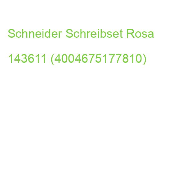 Schneider Schreibset Rosa 143611 (4004675177810)