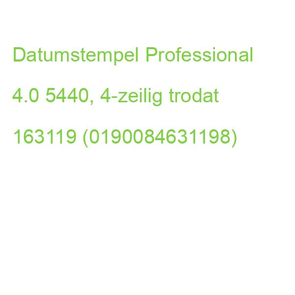 Datumstempel Professional 4.0 5440, 4-zeilig trodat 163119 (0190084631198)