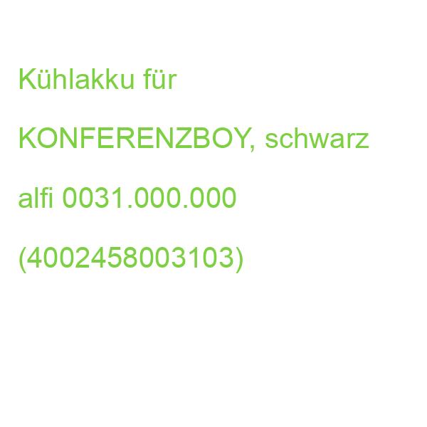 Kühlakku für KONFERENZBOY, schwarz alfi 0031.000.000 (4002458003103)