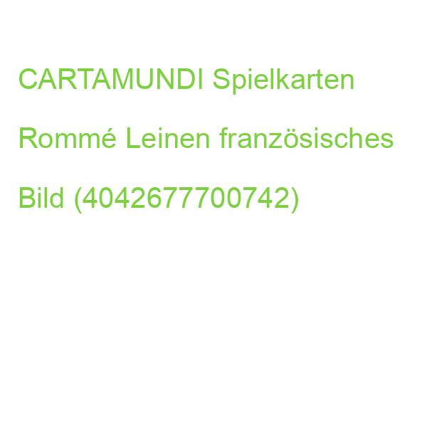 CARTAMUNDI Spielkarten Romme Leinen französisches Bild (4042677700742)