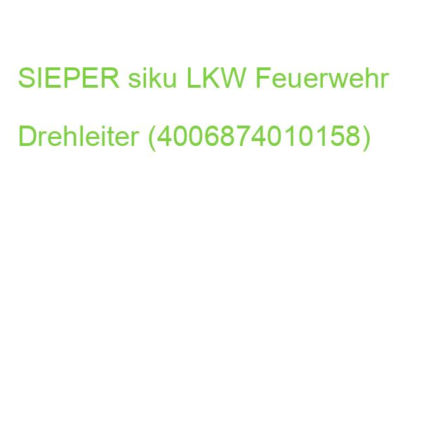 SIEPER siku LKW Feuerwehr Drehleiter (4006874010158)
