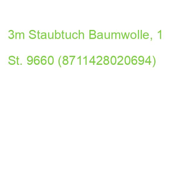 3m Staubtuch Baumwolle, 1 St. 9660 (8711428020694)
