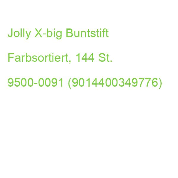 Jolly X-big Buntstift Farbsortiert, 144 St. 9500-0091 (9014400349776)