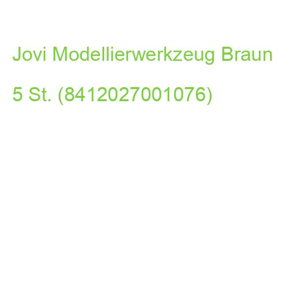 Jovi Modellierwerkzeug Braun 5 St. (8412027001076)