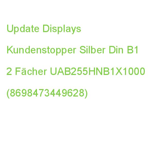 Update Displays Kundenstopper Silber Din B1 2 Fächer UAB255HNB1X2000 (8698473449628)
