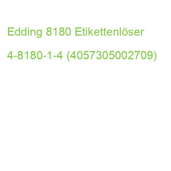 Edding 8180 Etikettenlöser 4-8180-1-4 (4057305002709)