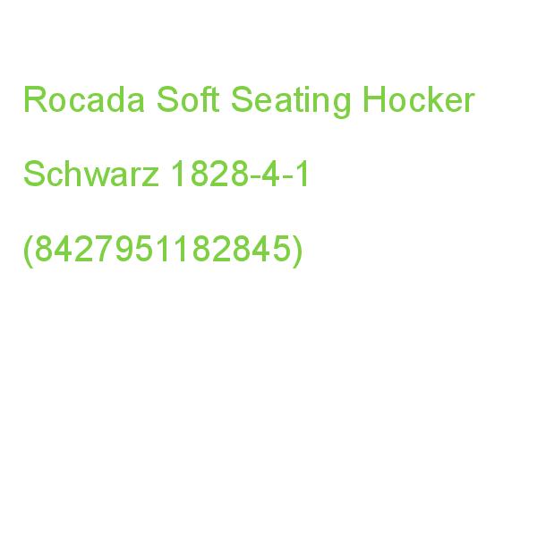 Rocada Hocker Soft Seating 1828-4-1 Schwarz, Grau (8427951182845)