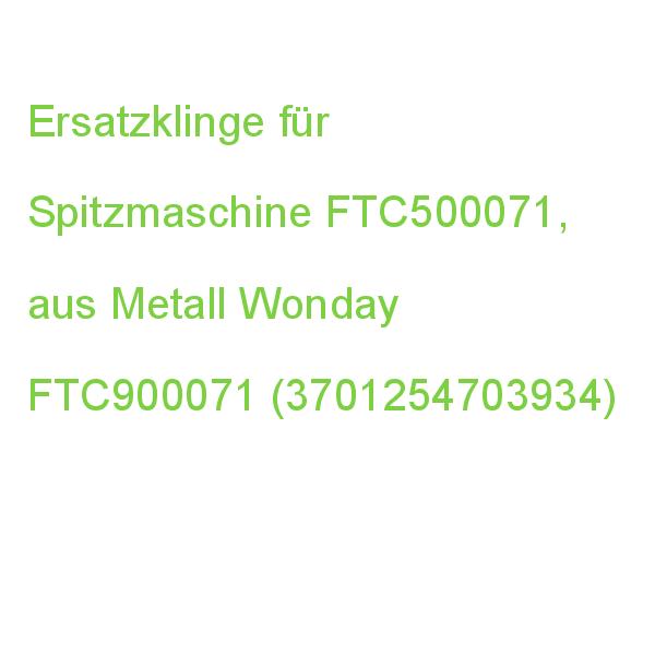Ersatzklinge für Spitzmaschine FTC500071, aus Metall Wonday FTC900071 (3701254703934)