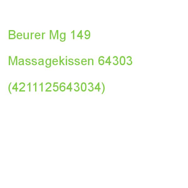 Beurer Mg 149 Shiatsu Massagekissen 64303 (4211125643034)