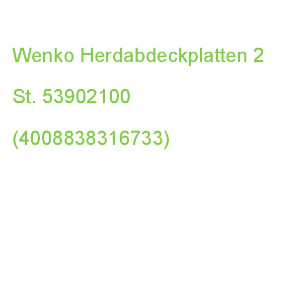 Wenko Herdabdeckplatten Silber, 2 St. 53902100 (4008838316733)