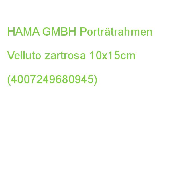 Hama Portraitrahmen Velluto zartrosa 10x15cm