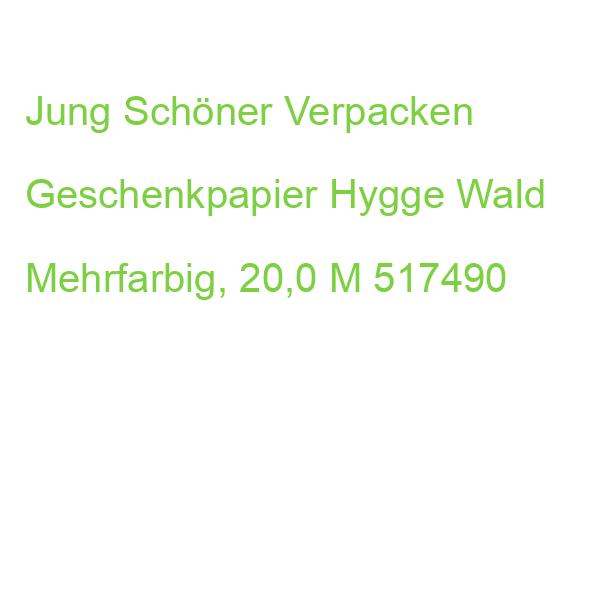 Jung Schöner Verpacken Geschenkpapier Hygge Wald Mehrfarbig, 20,0 M 517490