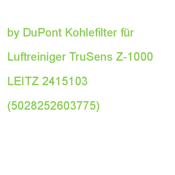 by DuPont Kohlefilter für Luftreiniger TruSens Z-1000 LEITZ 2415103 (5028252603775)