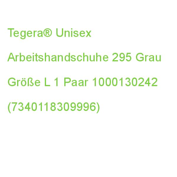 Tegera Unisex Arbeitshandschuhe 295 Grau Größe L, 1 Paar 1000130242 (7340118309996)