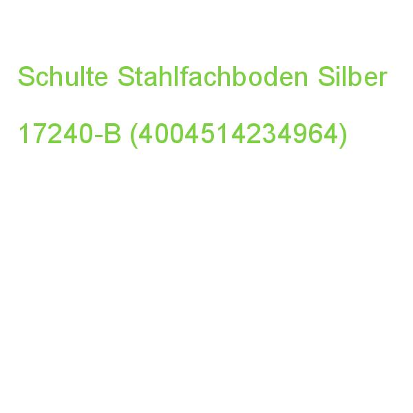 Schulte Stahlfachboden Silber 100,0 X 40,0 Cm 17240-B (4004514234964)