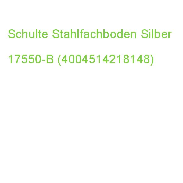 Schulte Stahlfachboden Silber 130,0 X 50,0 Cm 17550-B (4004514218148)