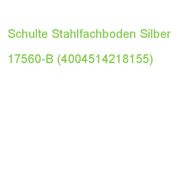 Schulte Stahlfachboden Silber 130,0 X 60,0 Cm 17560-B (4004514218155)