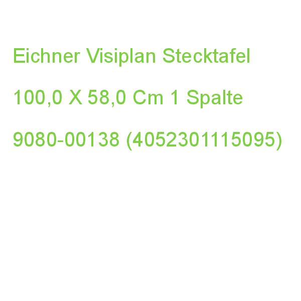 Eichner Visiplan Stecktafel 100,0 X 58,0 Cm 1 Spalte 9080-00138 (4052301115095)