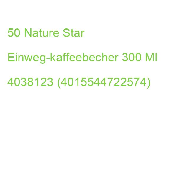 50 Nature Star Einweg-kaffeebecher 300 Ml 4038123 (4015544722574)