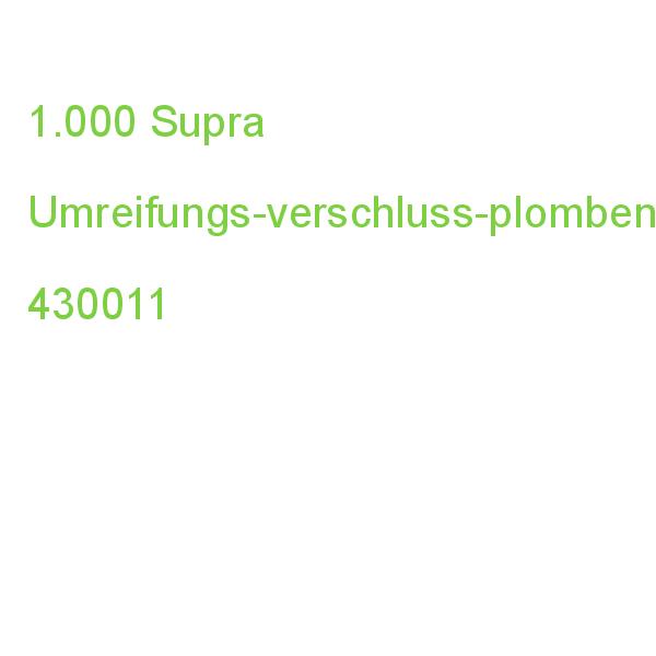 Supra Umreifungs-verschluss-plomben, 1.000 St. 430011