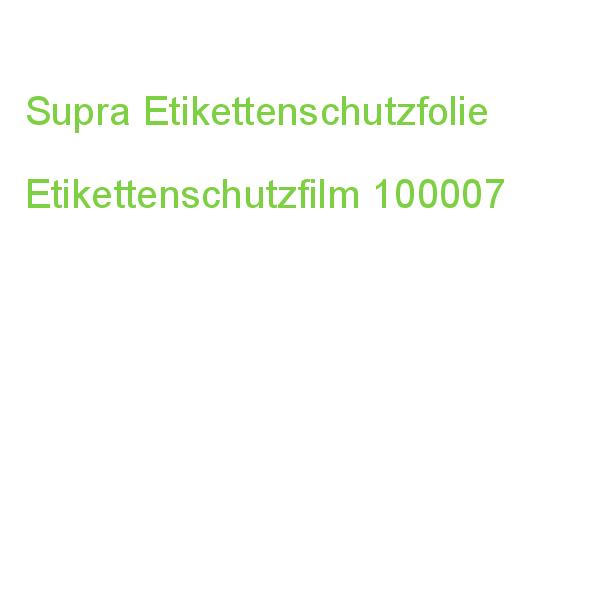 Supra Etikettenschutzfolie Etikettenschutzfilm 100007