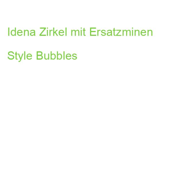 Idena Zirkel mit Ersatzminen Style Bubbles