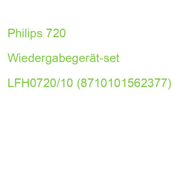 Philips 720 Wiedergabegerät-set LFH0720/10 (8710101562377)