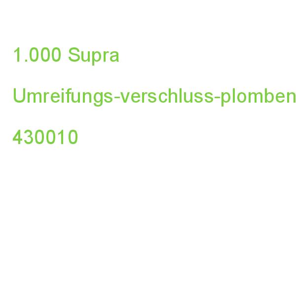 Supra Umreifungs-verschluss-plomben, 1.000 St. 430010