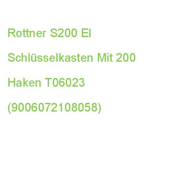 Rottner S200 El Schlüsselkasten Grau Mit 200 Haken Elektronikschloss T06023 (9006072108058)