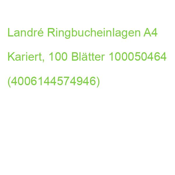 Landre Ringbucheinlagen A4 Kariert, 100 Blätter 100050464 (4006144574946)