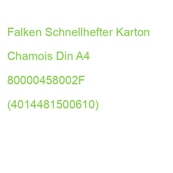 Falken Schnellhefter Karton Chamois Din A4 80000458002F (4014481500610)