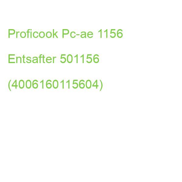 Proficook Pc-ae 1156 Entsafter Silber 800 W 501156 (4006160115604)