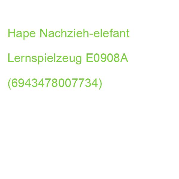 Hape Nachzieh-elefant Lernspielzeug E0908A (6943478007734)