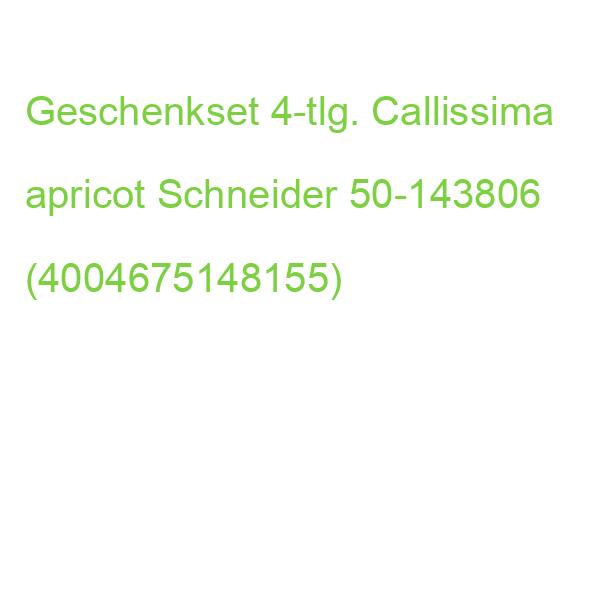 Geschenkset Callissima 4-tlg. apricot SCHNEIDER 50-143806 (4004675148155)