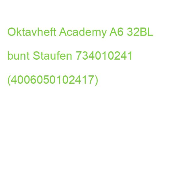 Oktavheft PREMIUM Academy LIN 21 A6, 90 g qm 32 Blatt liniert Staufen 734010241 (4006050102417)