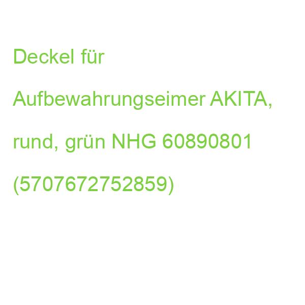 Deckel für Aufbewahrungseimer AKITA, rund, grün NHG 60890801 (5707672752859)