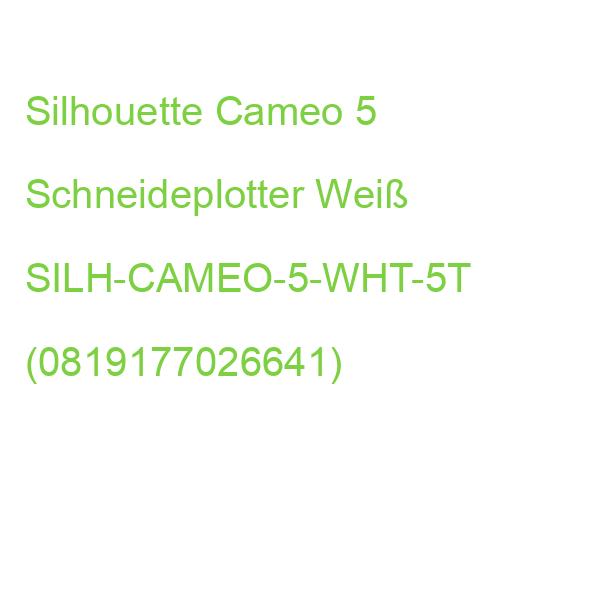 Silhouette Cameo 5 Schneideplotter Weiß SILH-CAMEO-5-WHT-5T (0819177026641)