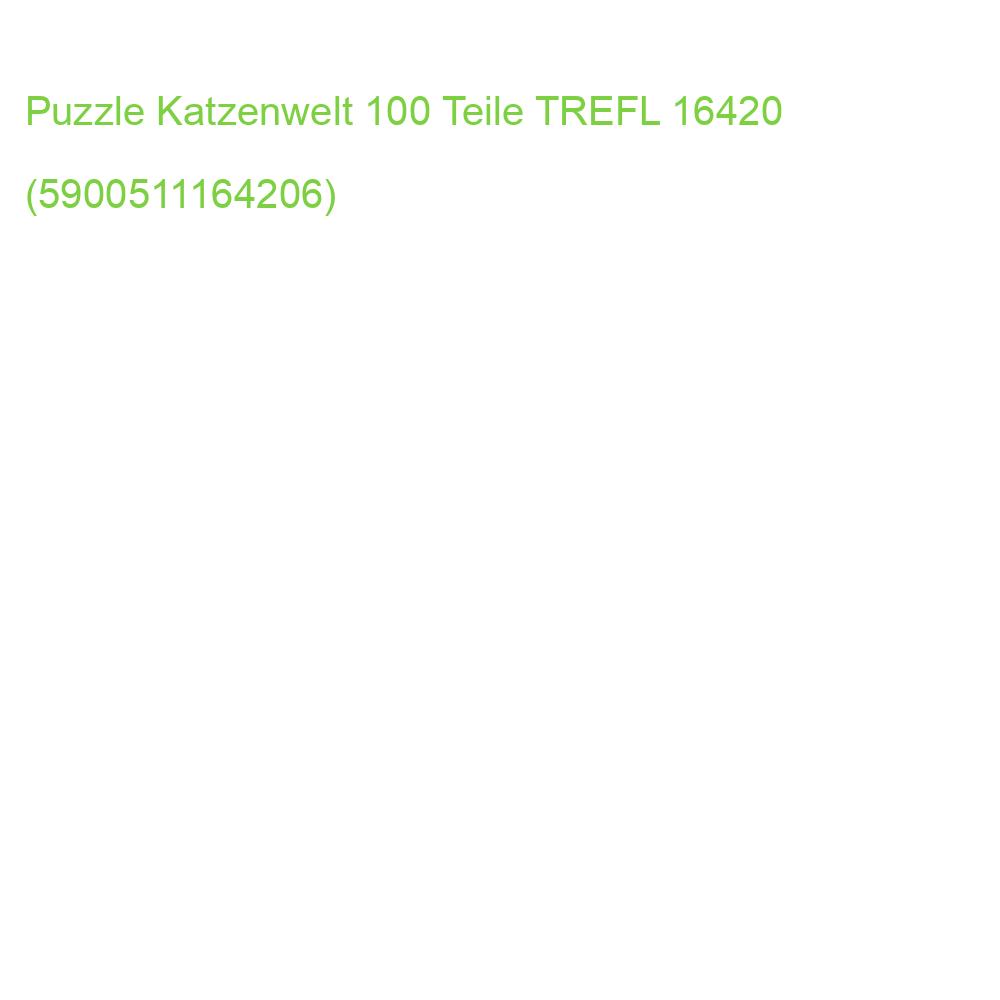 Puzzle Katzenwelt 100 Teile TREFL 16420 (5900511164206)